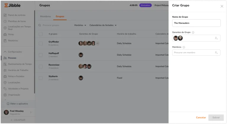 create group